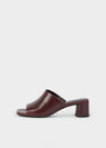 Vagabond Piper Mule Donkerrood Dames