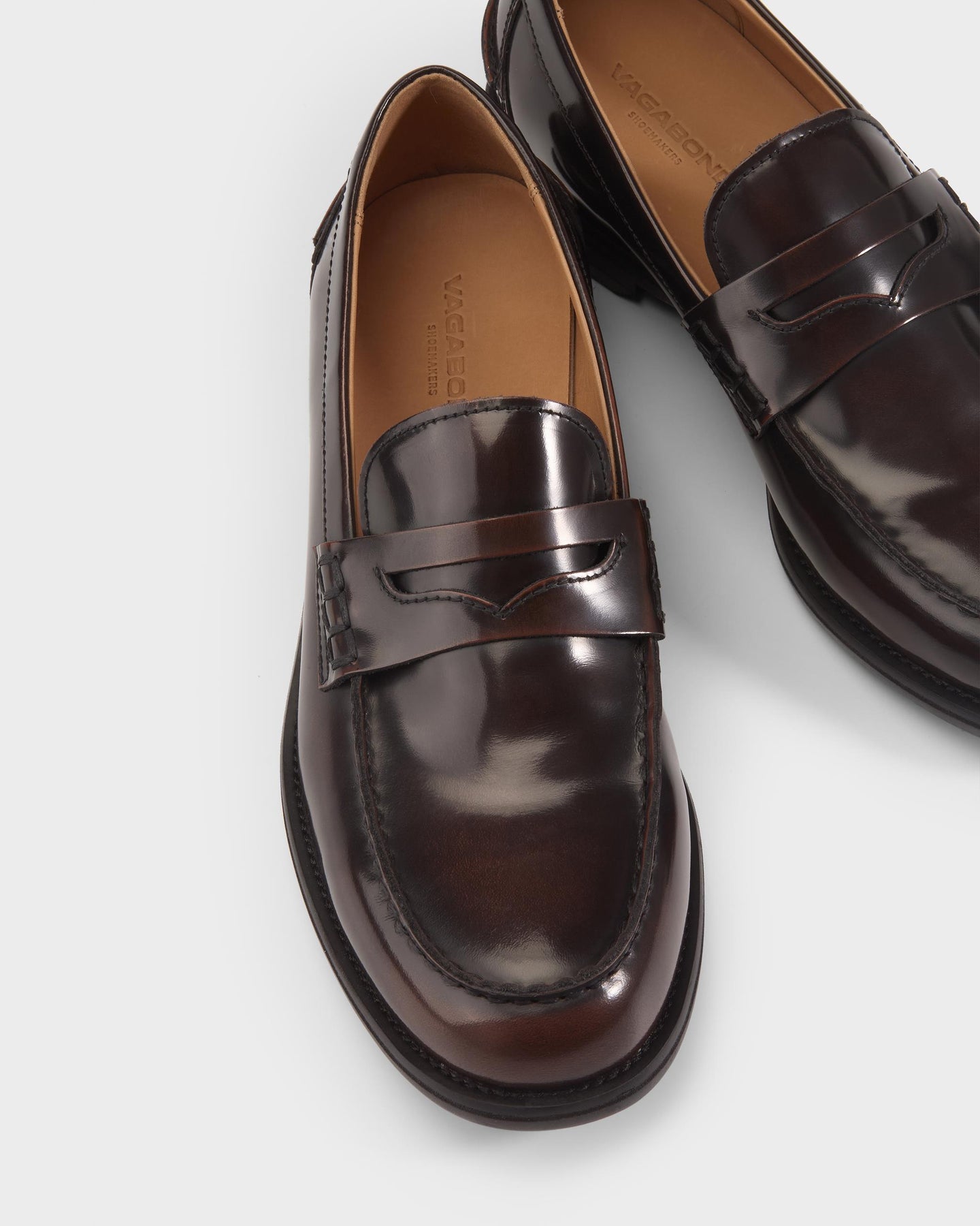 Vagabond Steven Loafer Donkerrood Heren