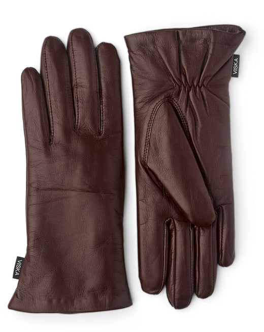 Viska Kvist Gloves Donkerbruin Dames