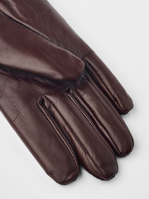 Viska Kvist Gloves Donkerbruin Dames