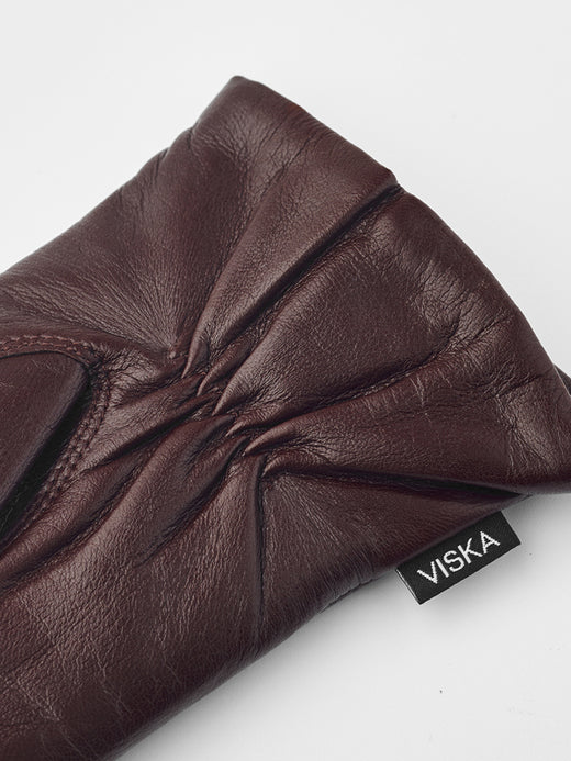 Viska Kvist Gloves Donkerbruin Dames