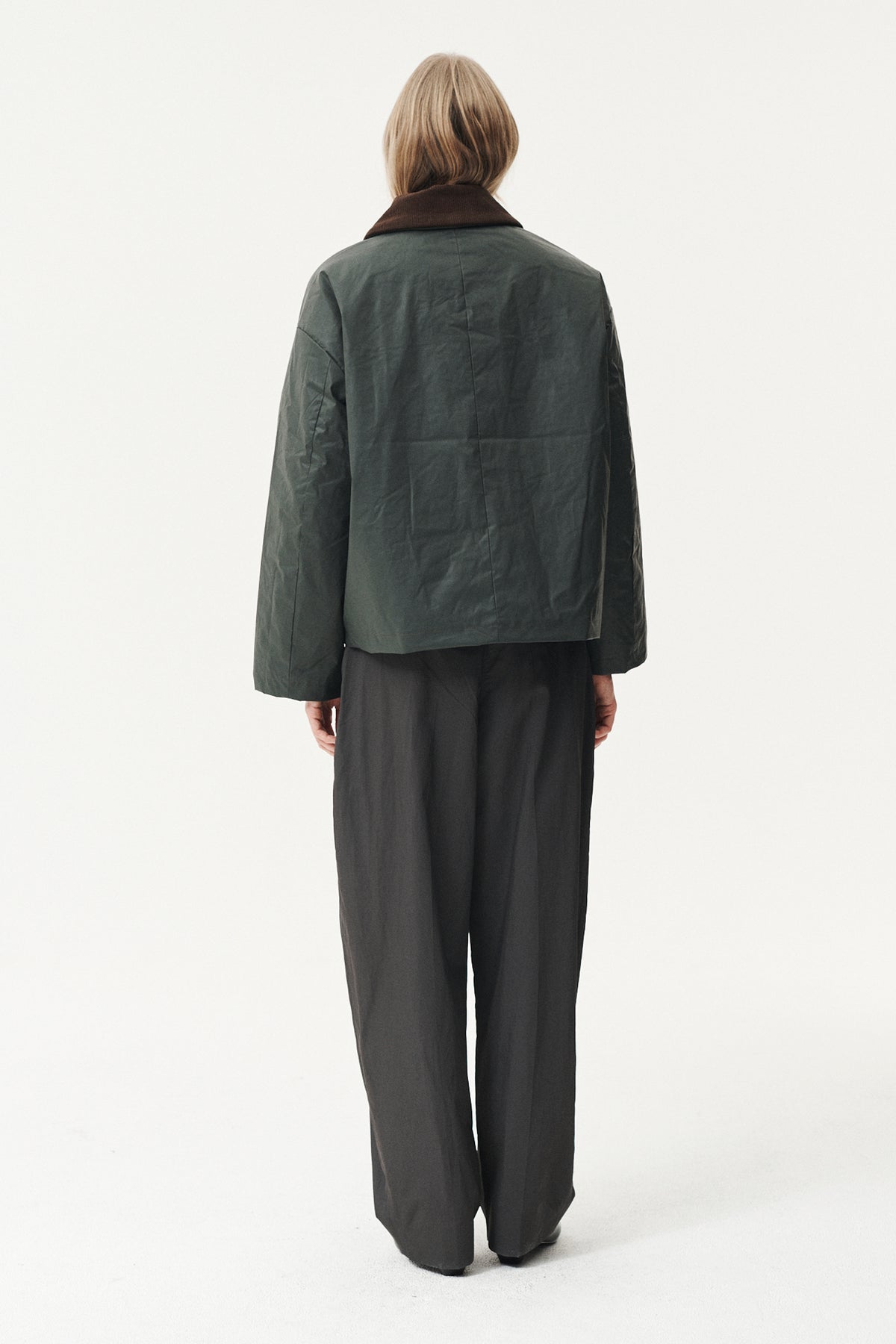 Shirt jacket waxed