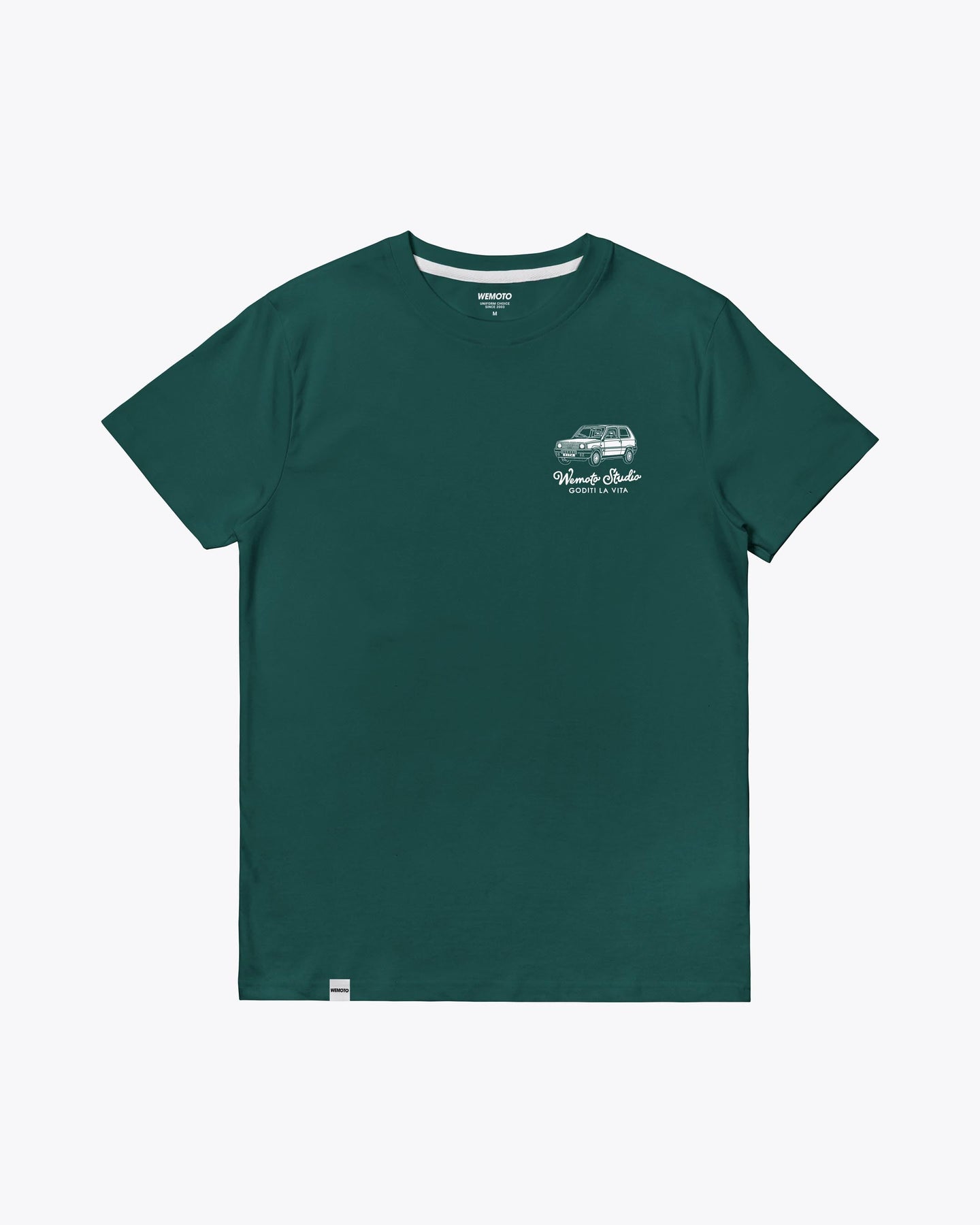 Wemoto Market Tee Donkergroen Heren