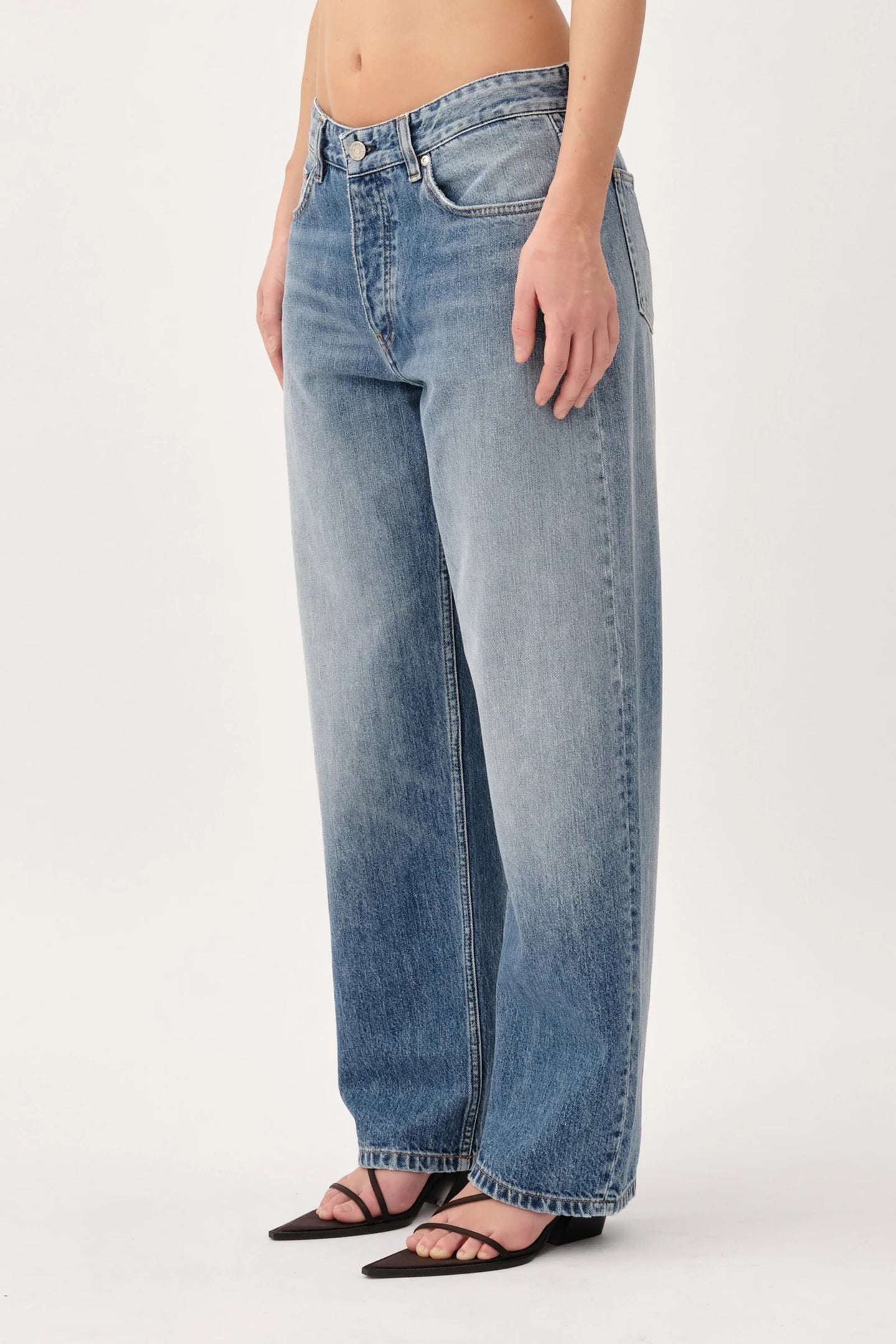 WonHundred Alexandra Relaxed Balloon Jeans Lichtblauw Dames