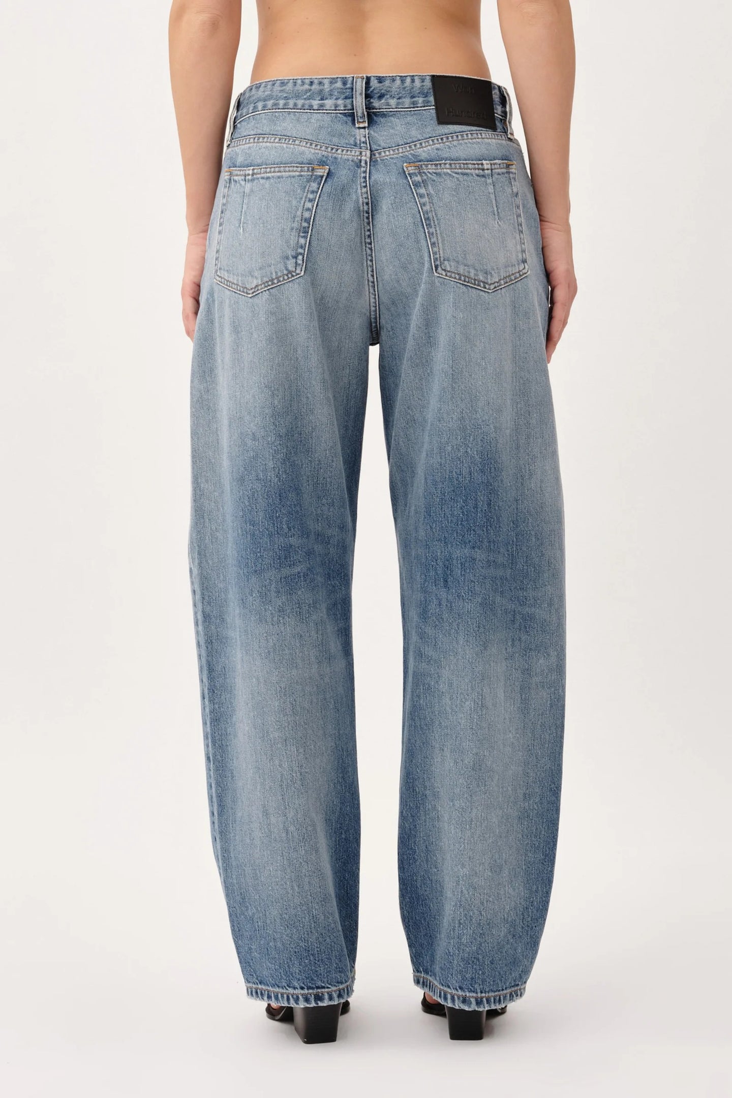 WonHundred Alexandra Relaxed Balloon Jeans Lichtblauw Dames