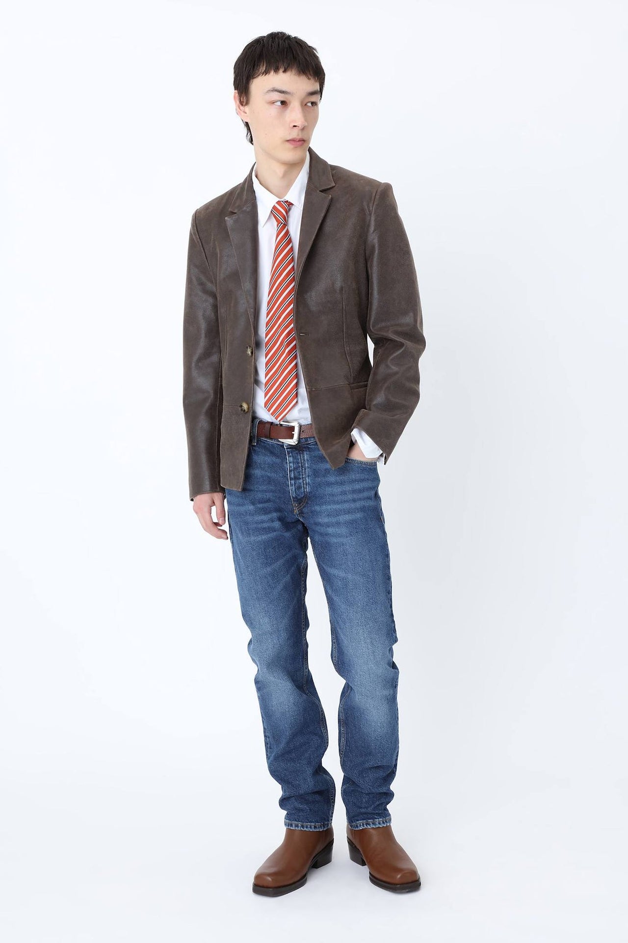 WonHundred Archer Tapered Jeans Donkerblauw Heren
