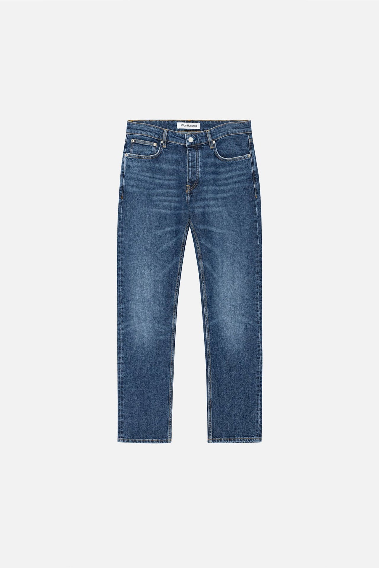 WonHundred Archer Tapered Jeans Donkerblauw Heren
