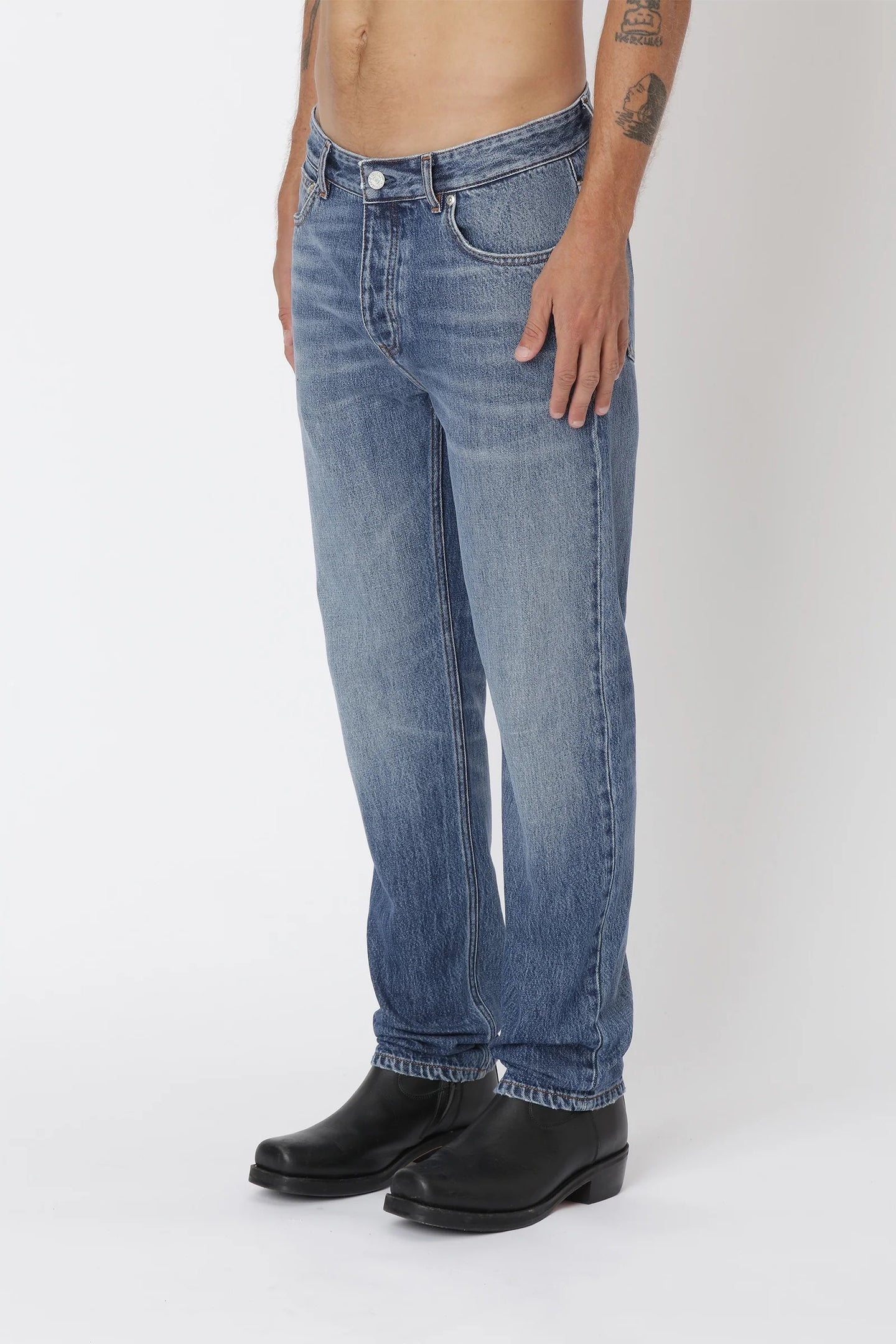 WonHundred Ben Slim Blauw Heren