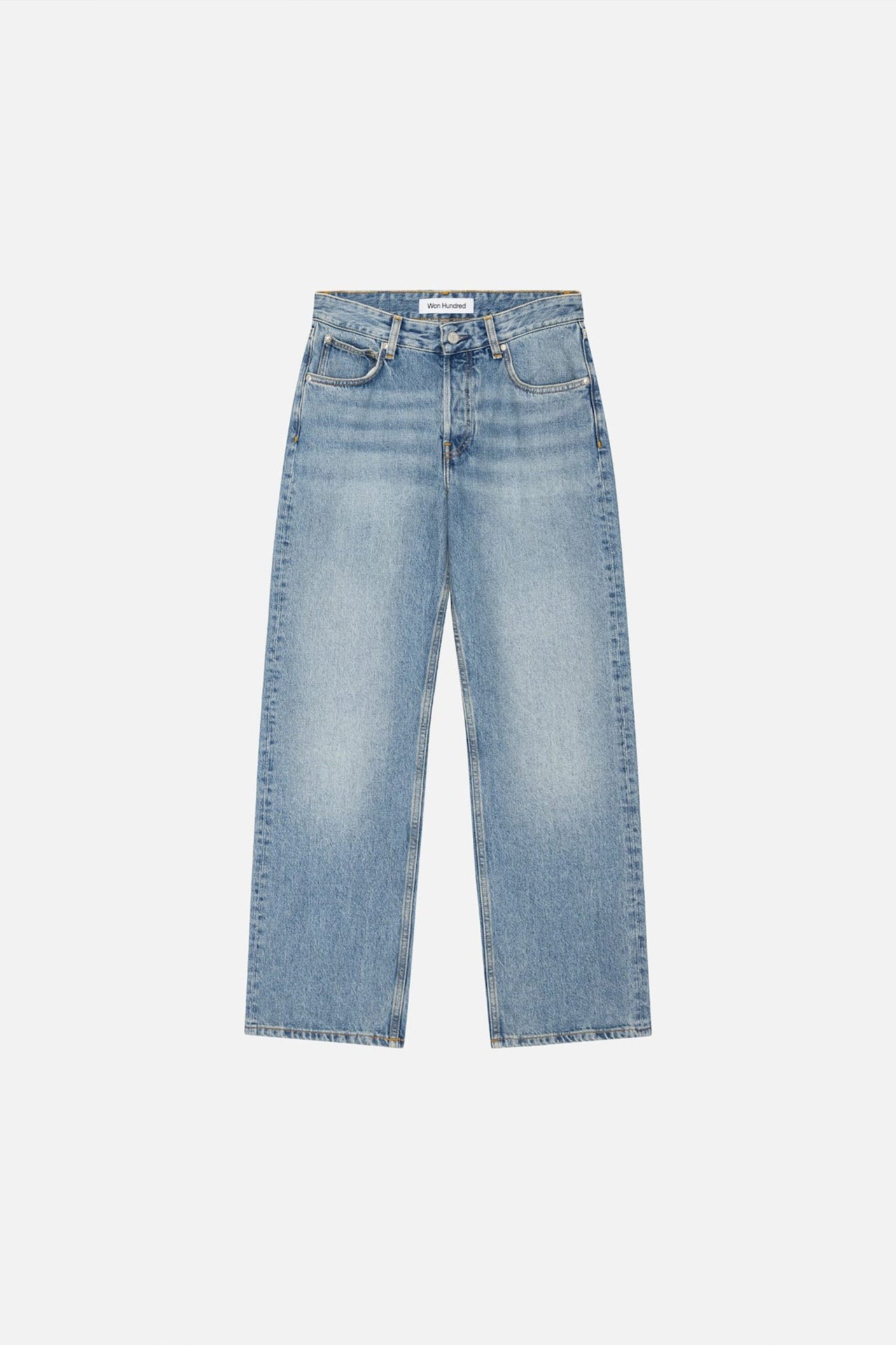 WonHundred Steve Loose Jeans Lichtblauw Heren