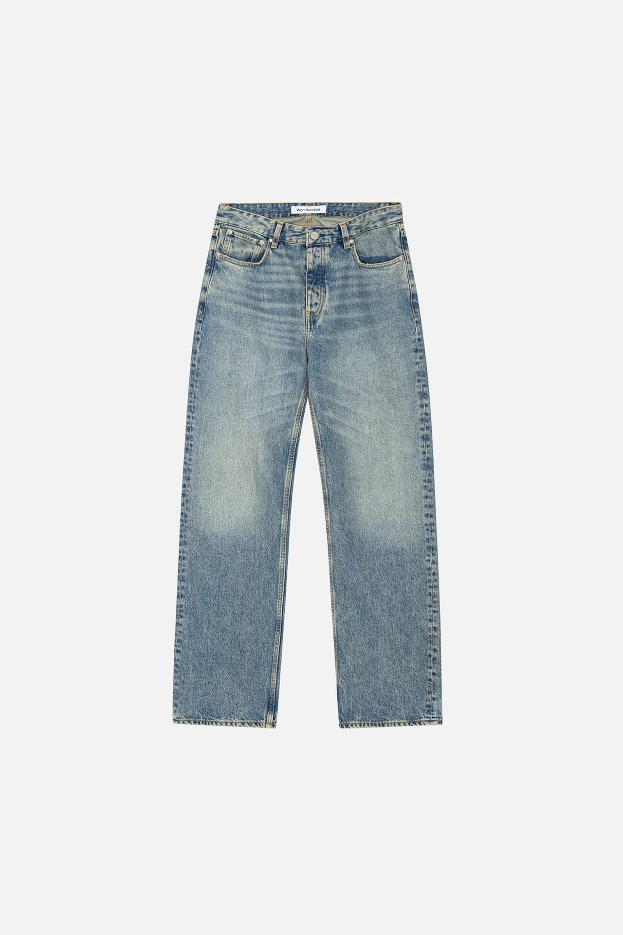 WonHundred Tony Regular Straight Blauw Heren