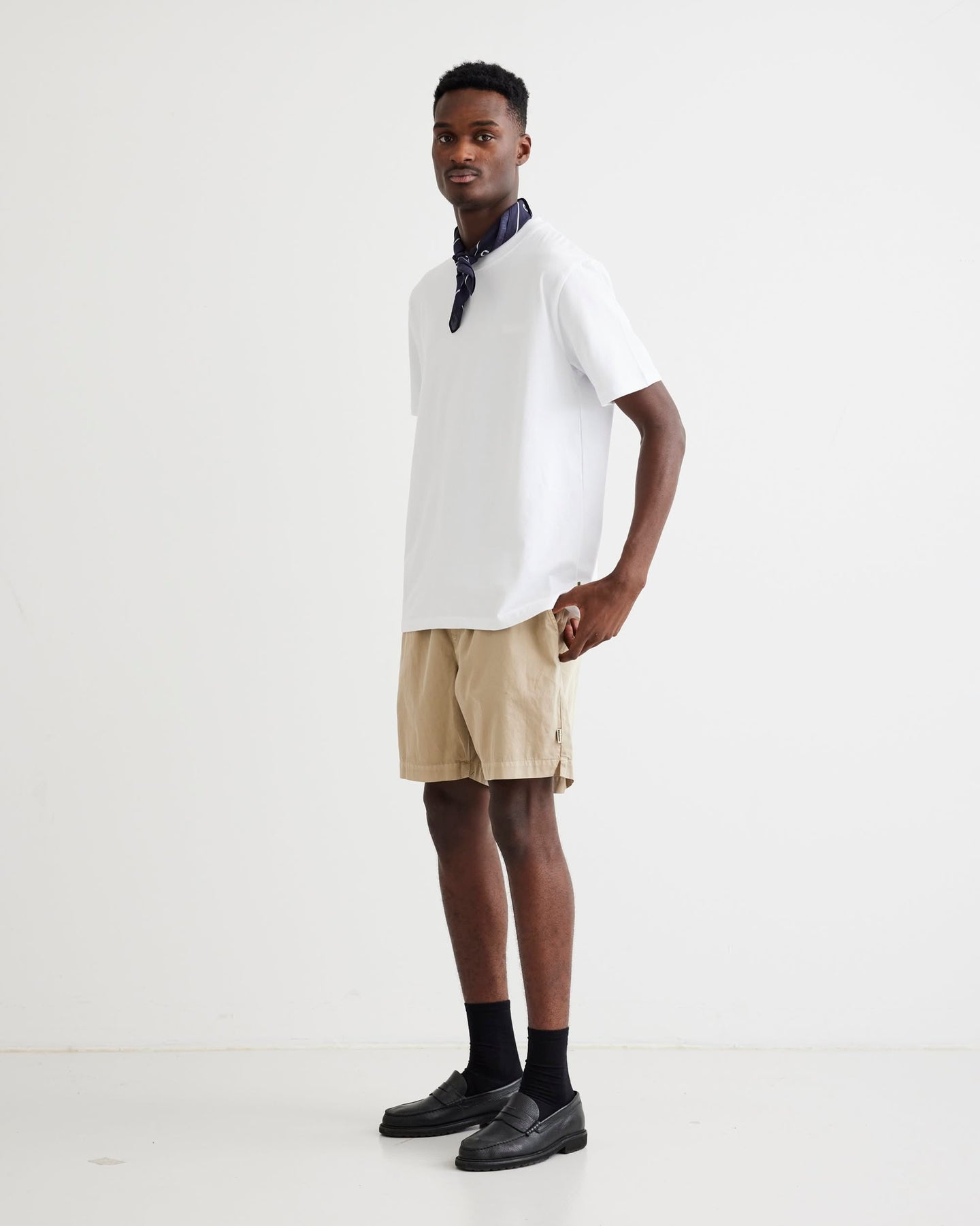 Woodbird Baine Base Tee Wit Heren