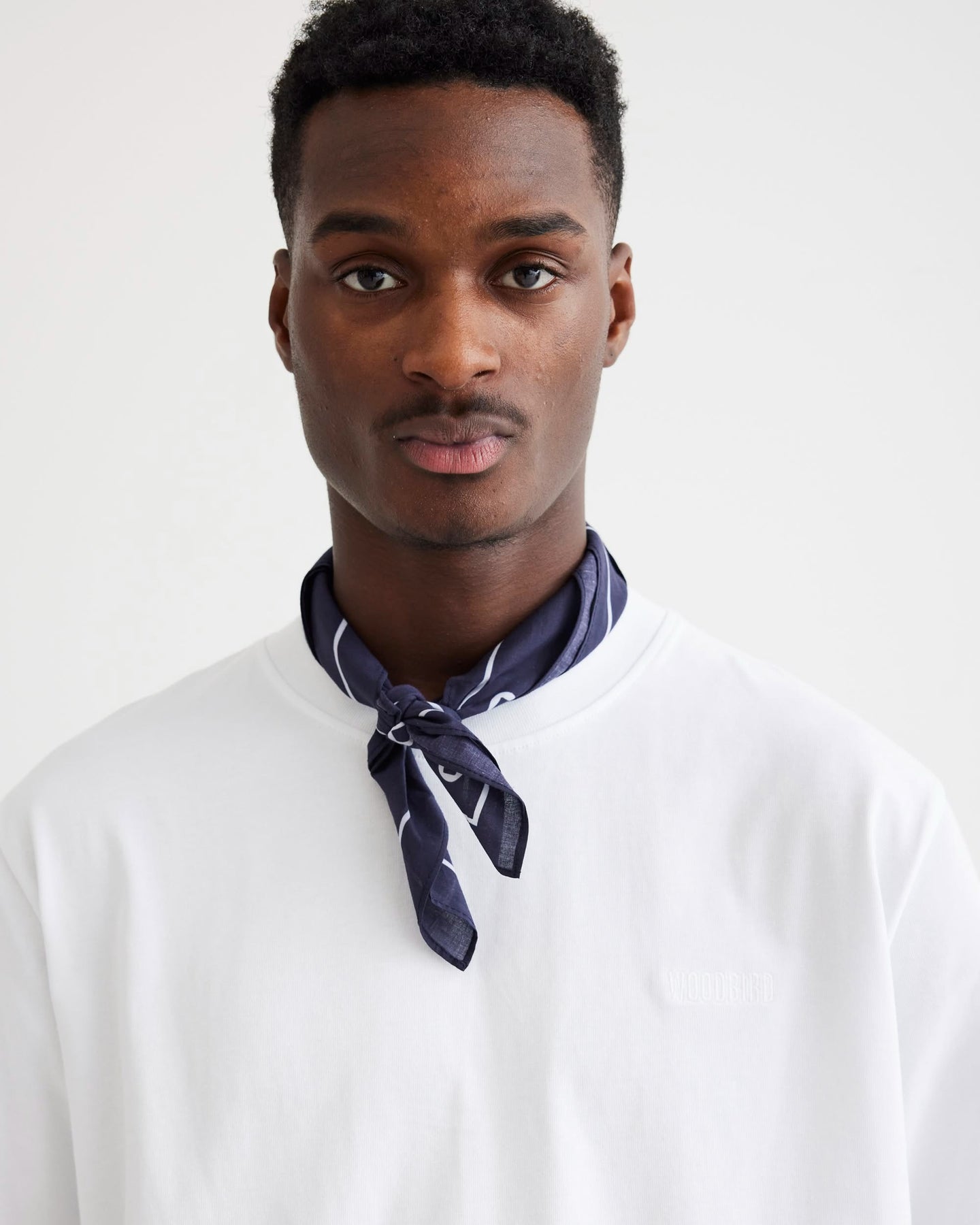 Woodbird Baine Base Tee Wit Heren