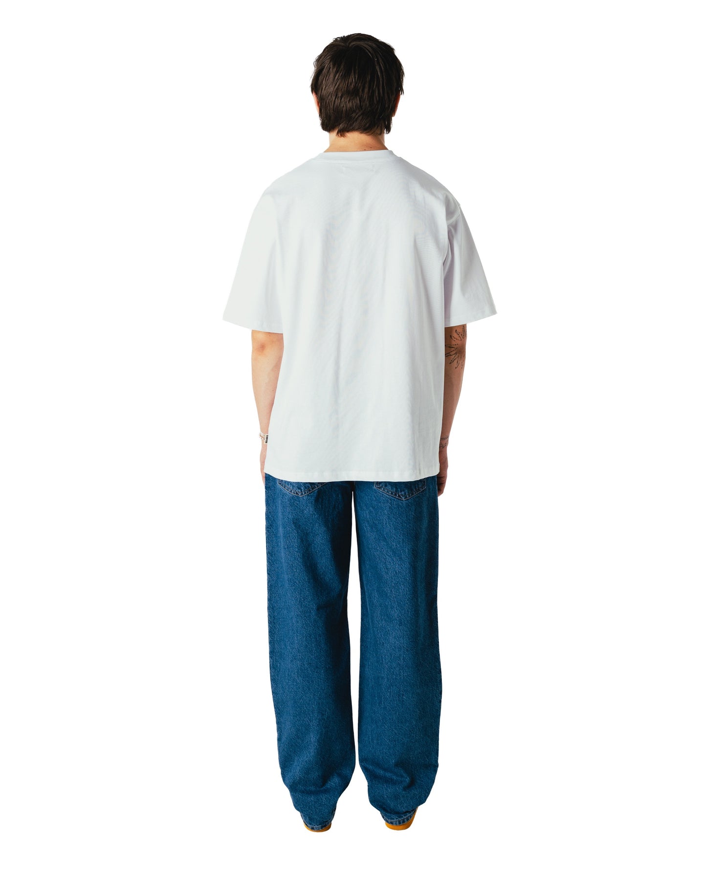 Woodbird Baine Base Tee Wit Heren