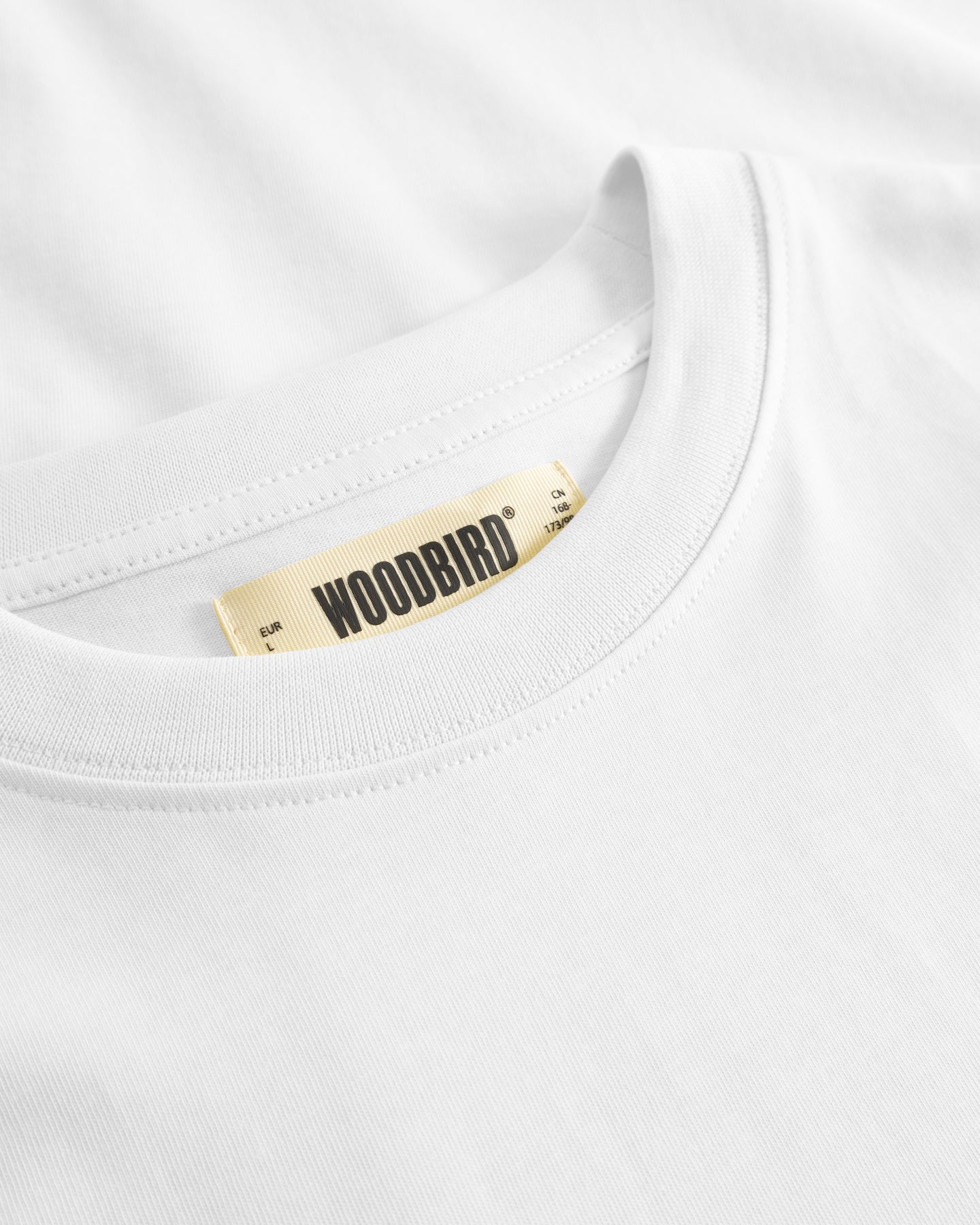 Woodbird Baine Base Tee Wit Heren