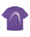 Woodbird Baine Warp Tee Paars Heren