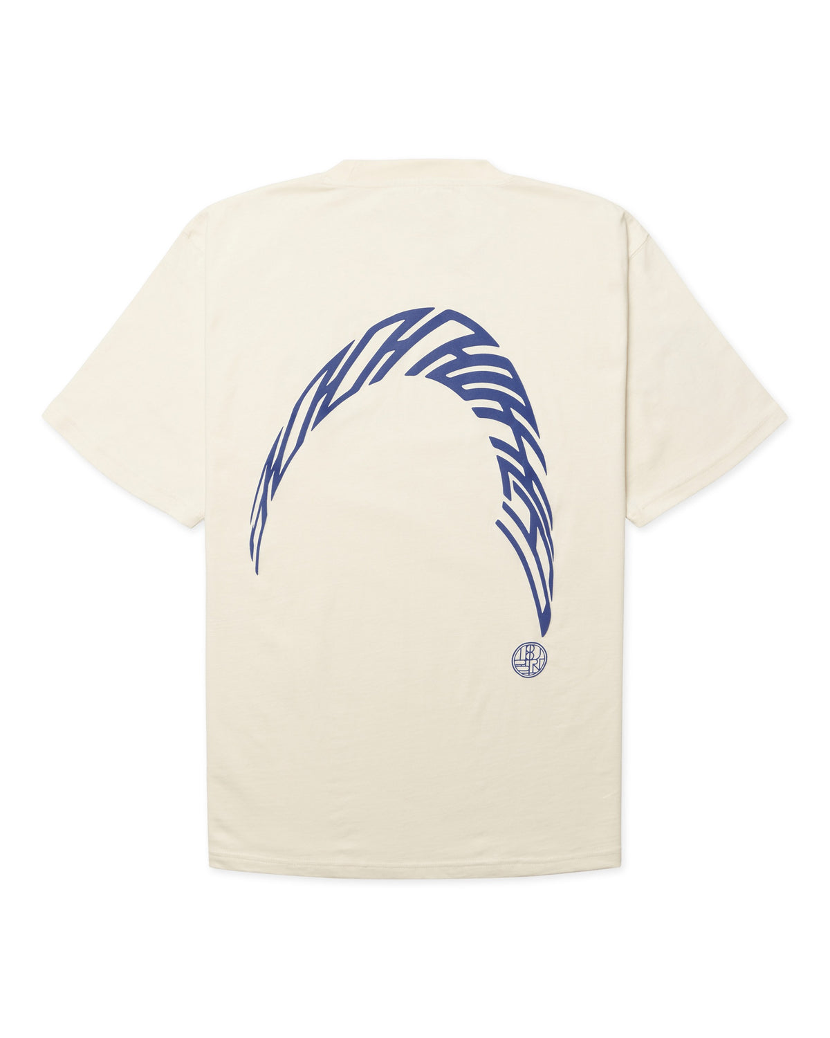 Woodbird Baine Warp Tee Wit Heren