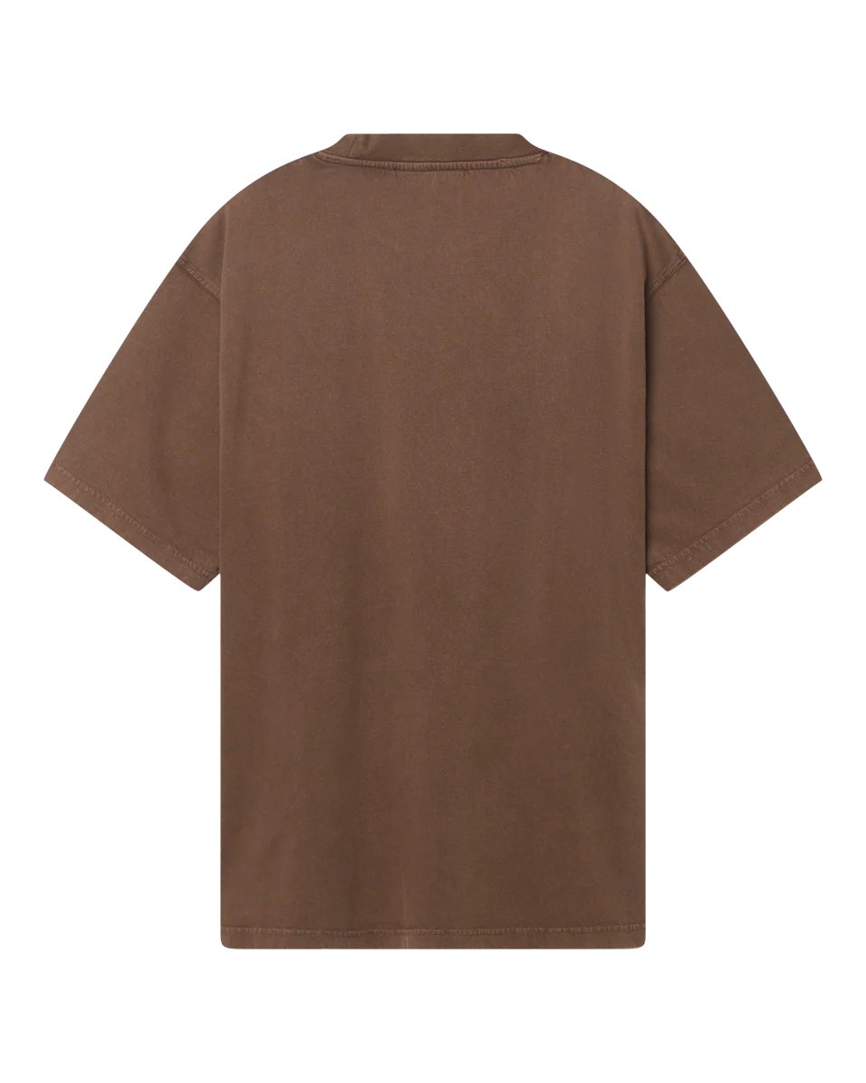 Woodbird Baine Washed Tee Brui