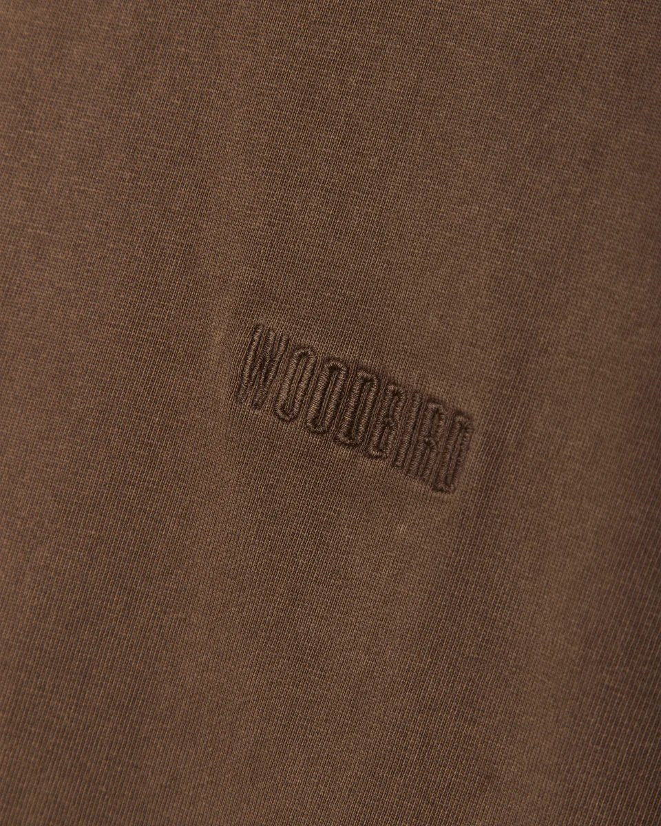 Woodbird Baine Washed Tee Brui