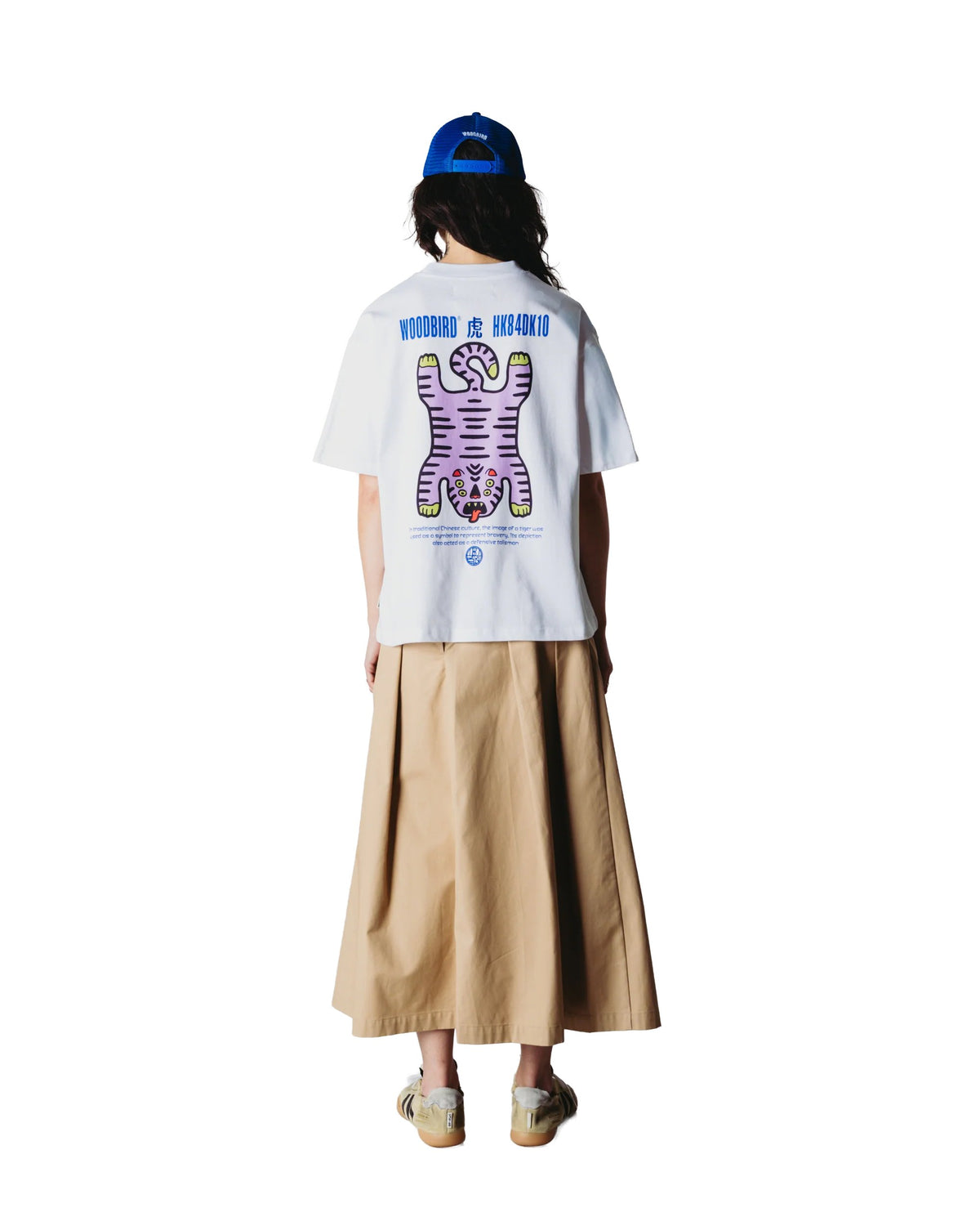 Woodbird Balo Tiger Tee Wit Dames