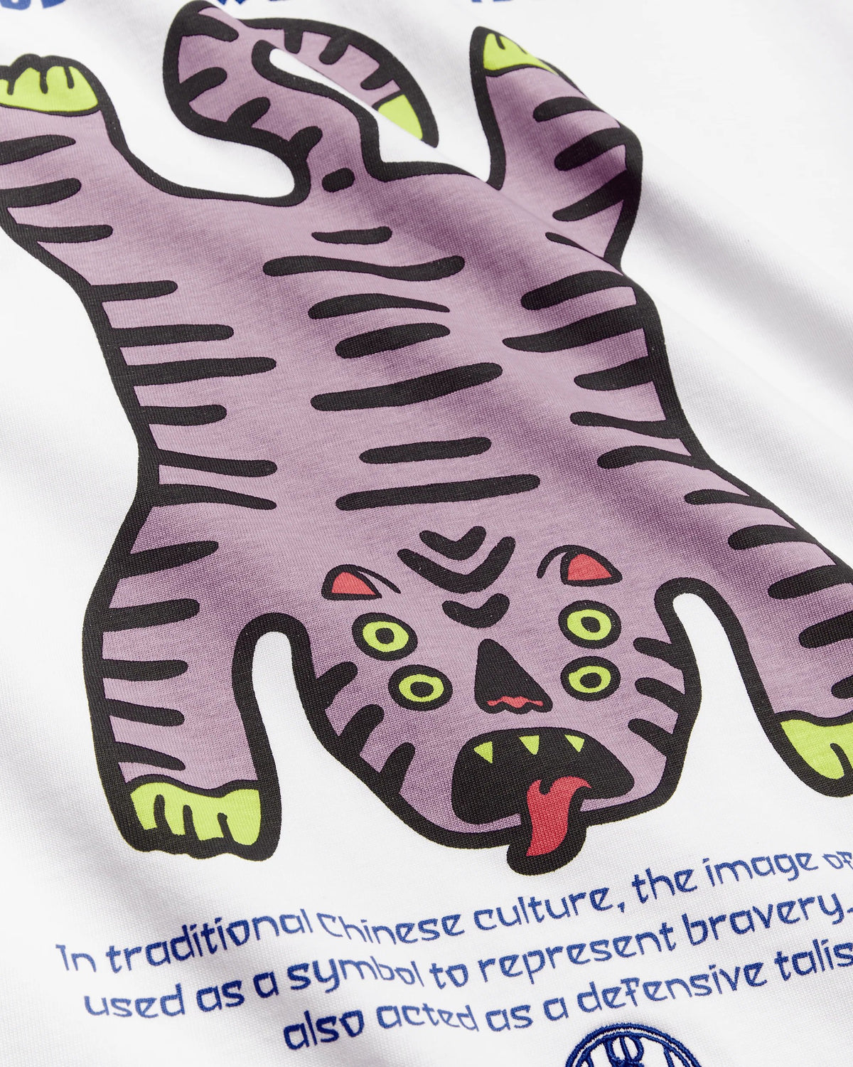 Woodbird Balo Tiger Tee Wit Dames