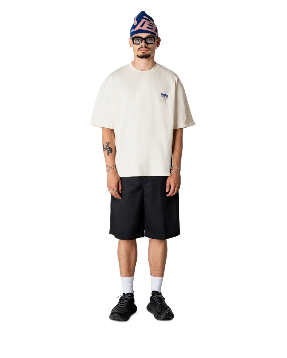 Woodbird Beam Cart Tee Wit Heren