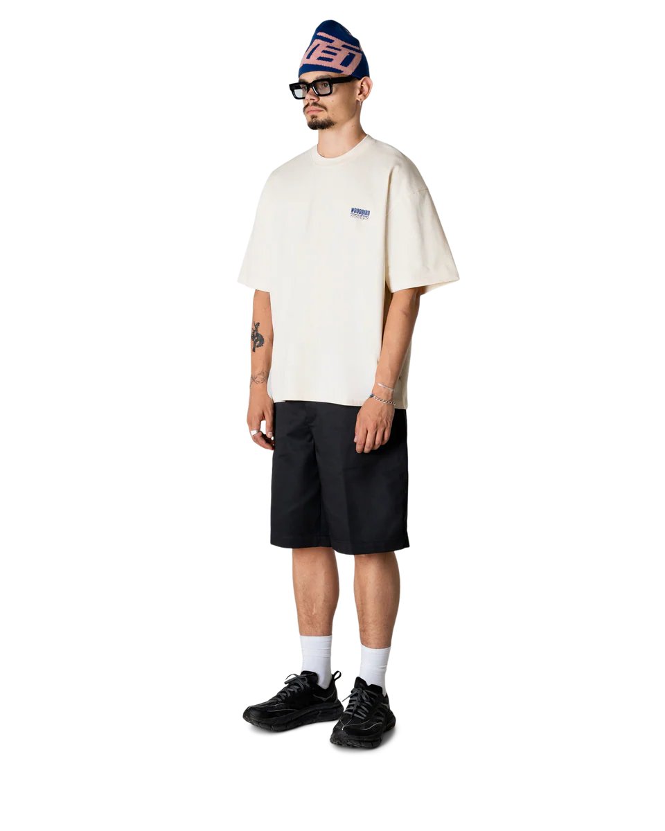Woodbird Beam Cart Tee Wit Heren