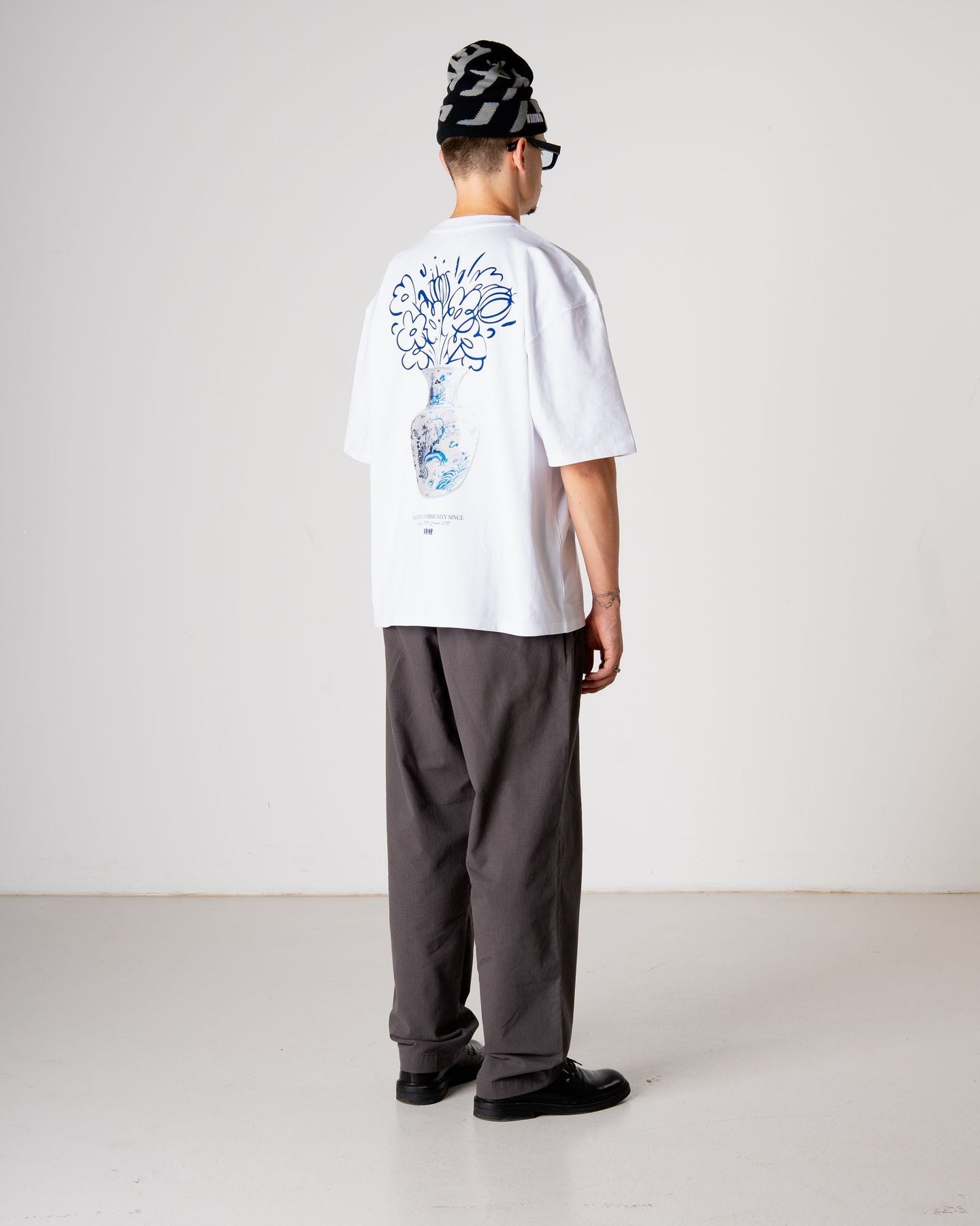 Woodbird Beam Ming Tee Wit Heren