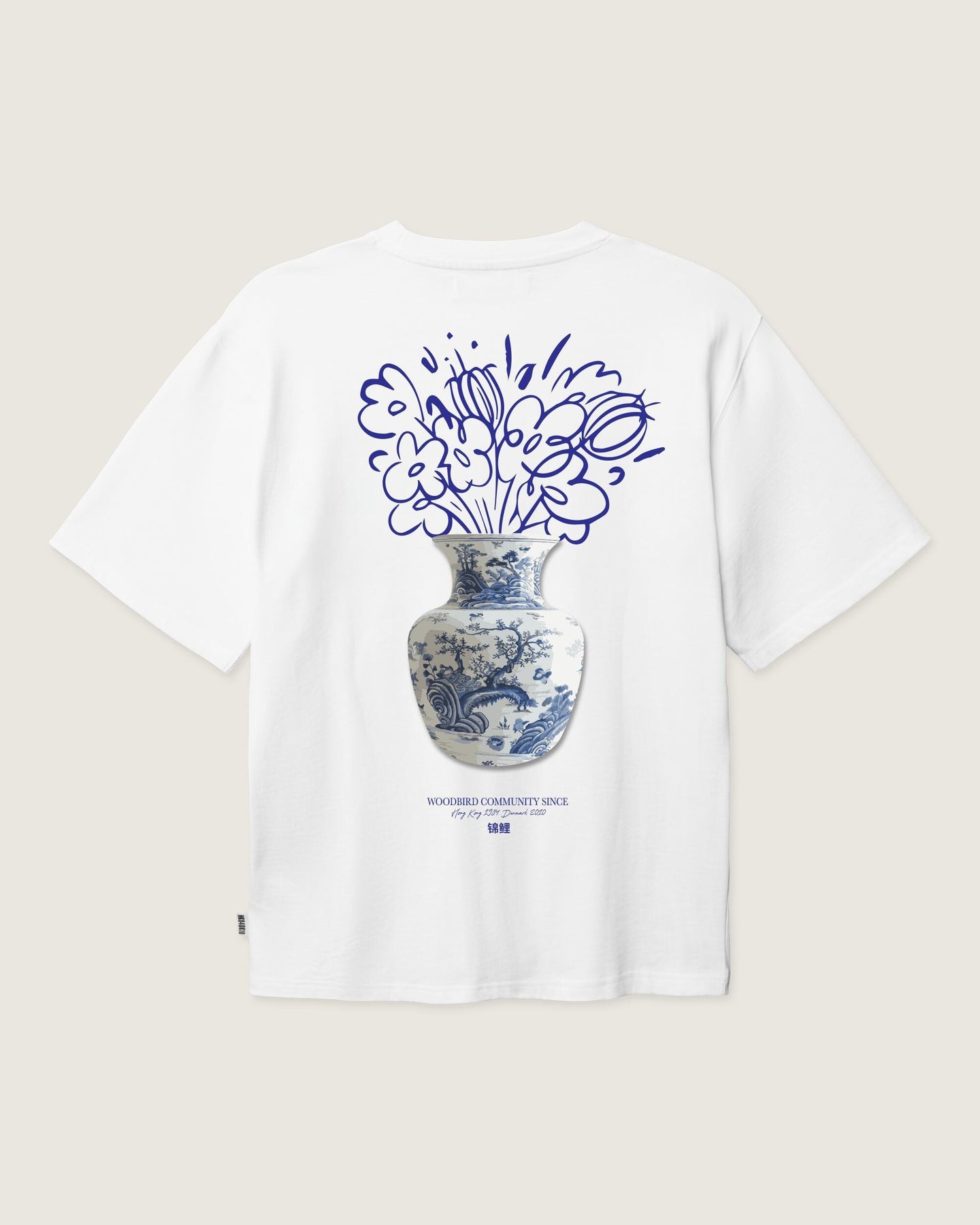 Woodbird Beam Ming Tee Wit Heren