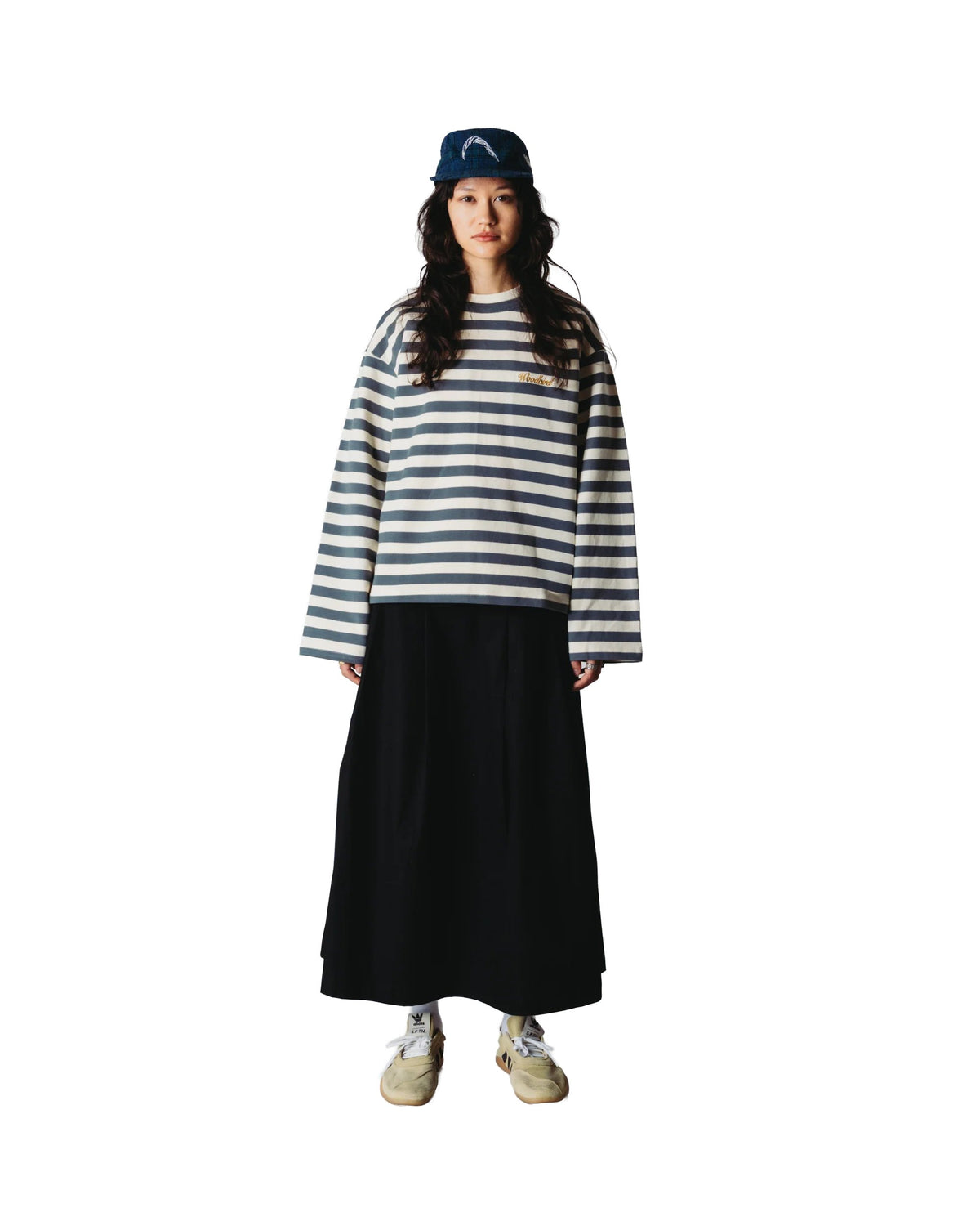 Joul Wide Sleeve stripe tee