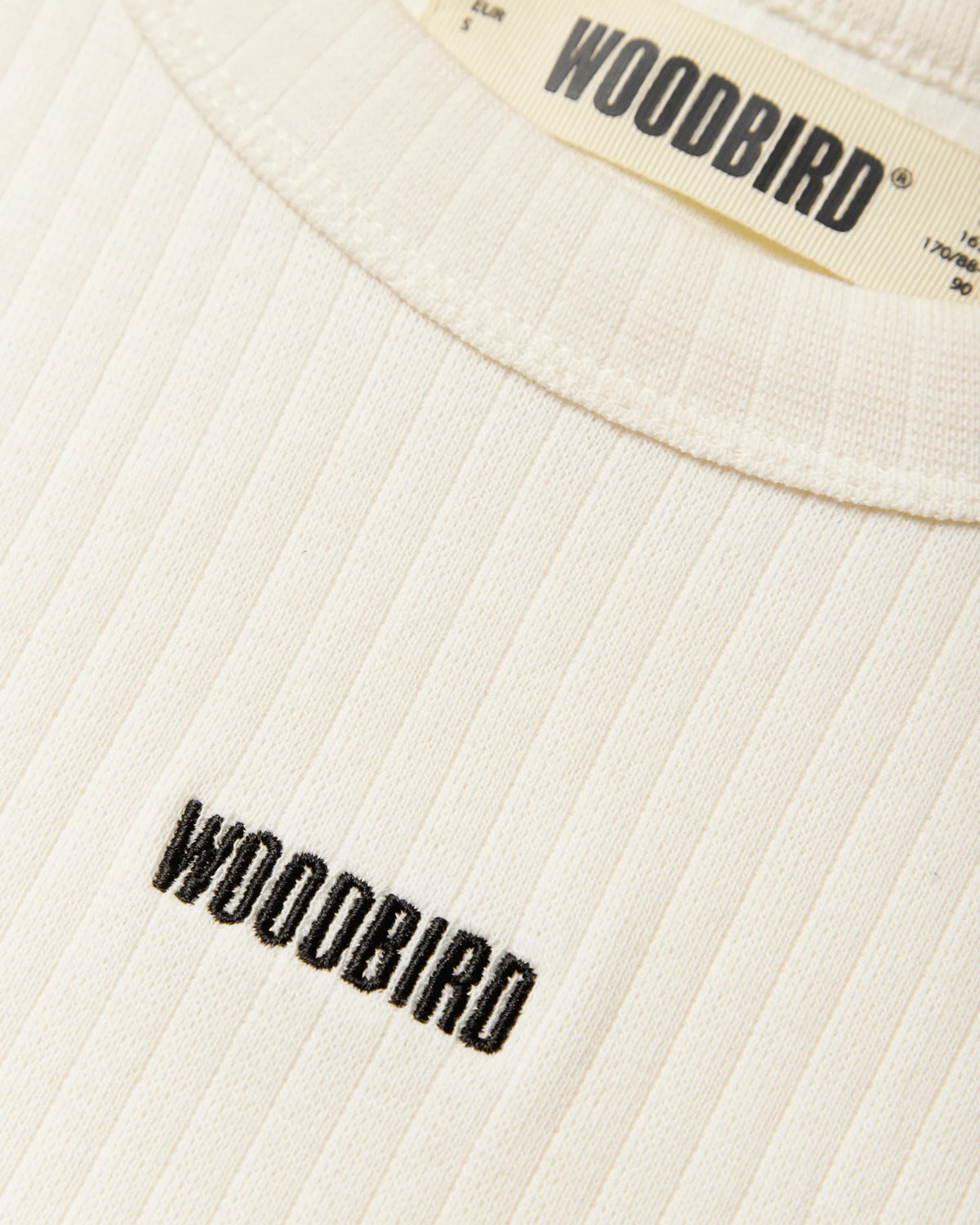 Woodbird Xao Ls Base Tee Wit Dames