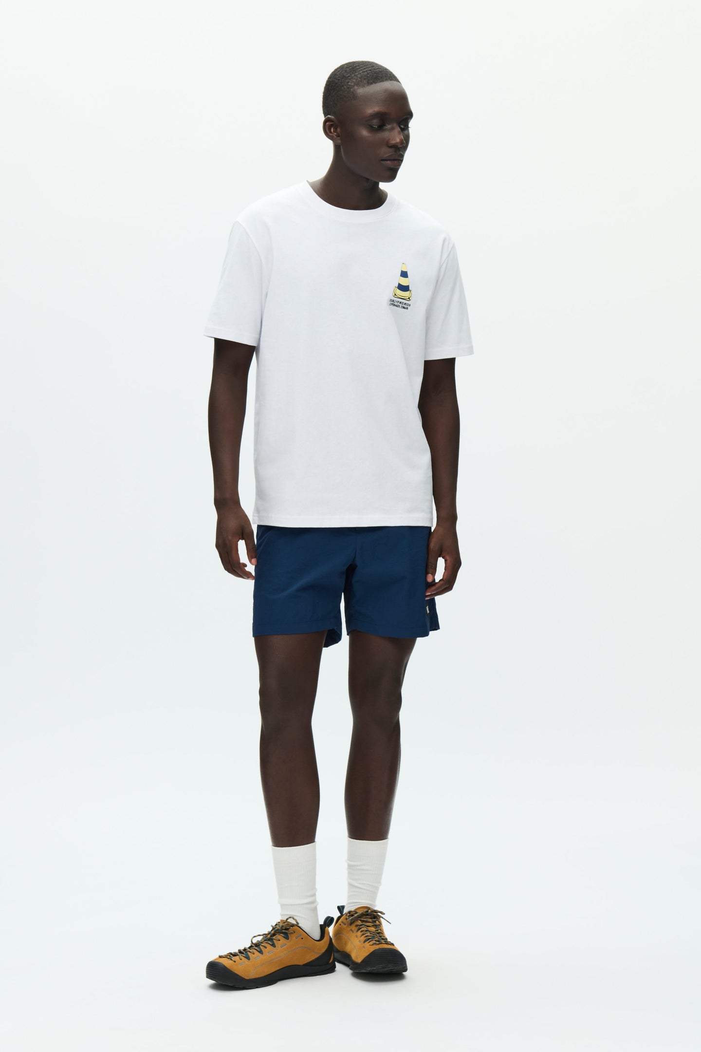 WoodWood Ace Tee Cone Wit Heren