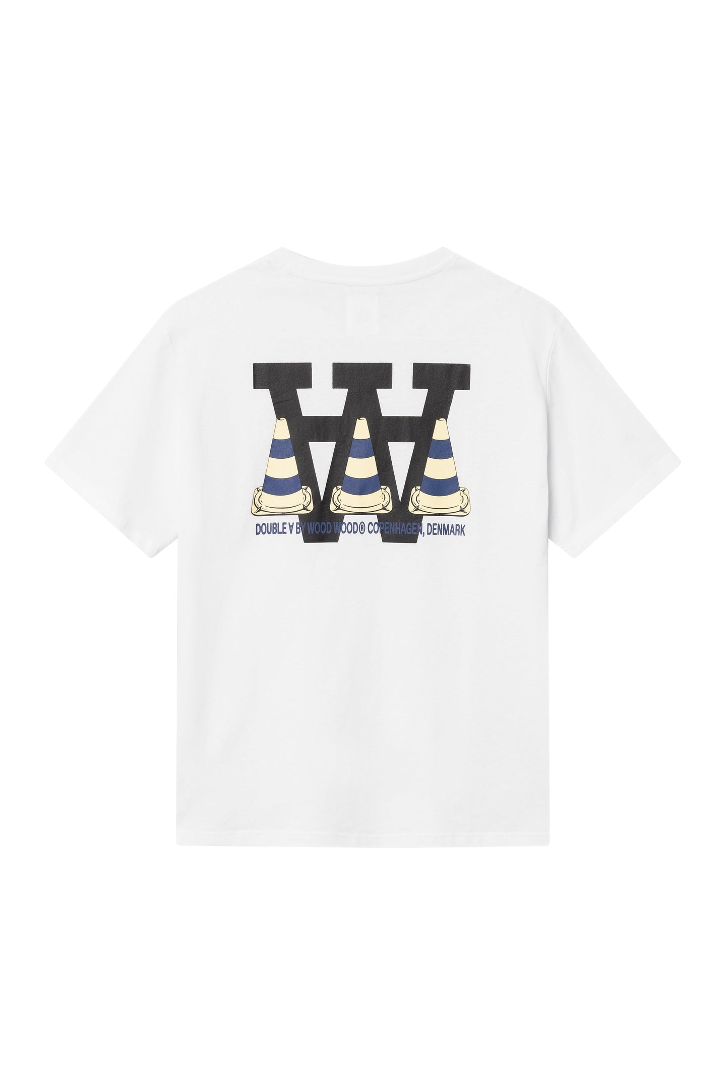 WoodWood Ace Tee Cone Wit Heren