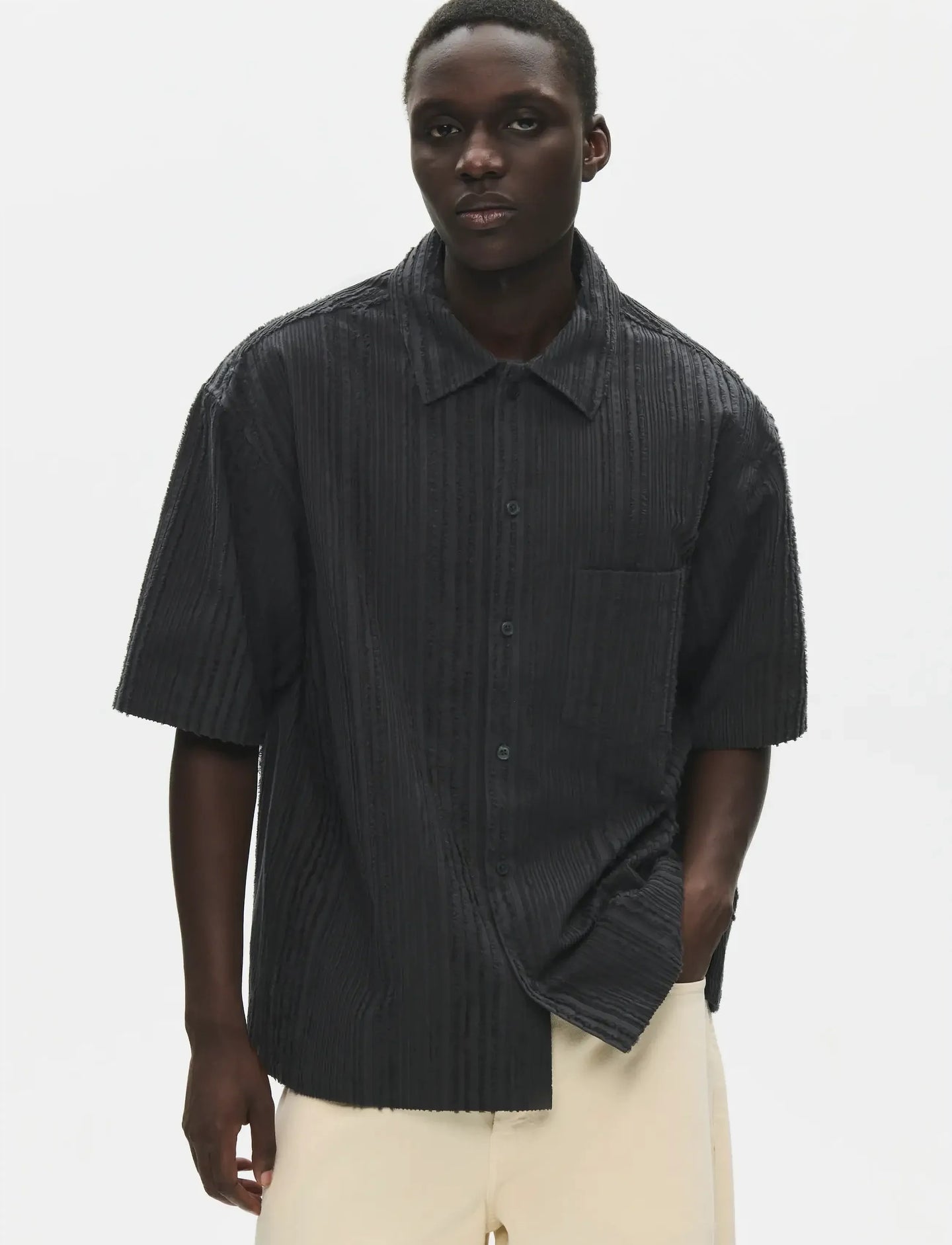 WoodWood Carter Ss Shirt Zwart Heren