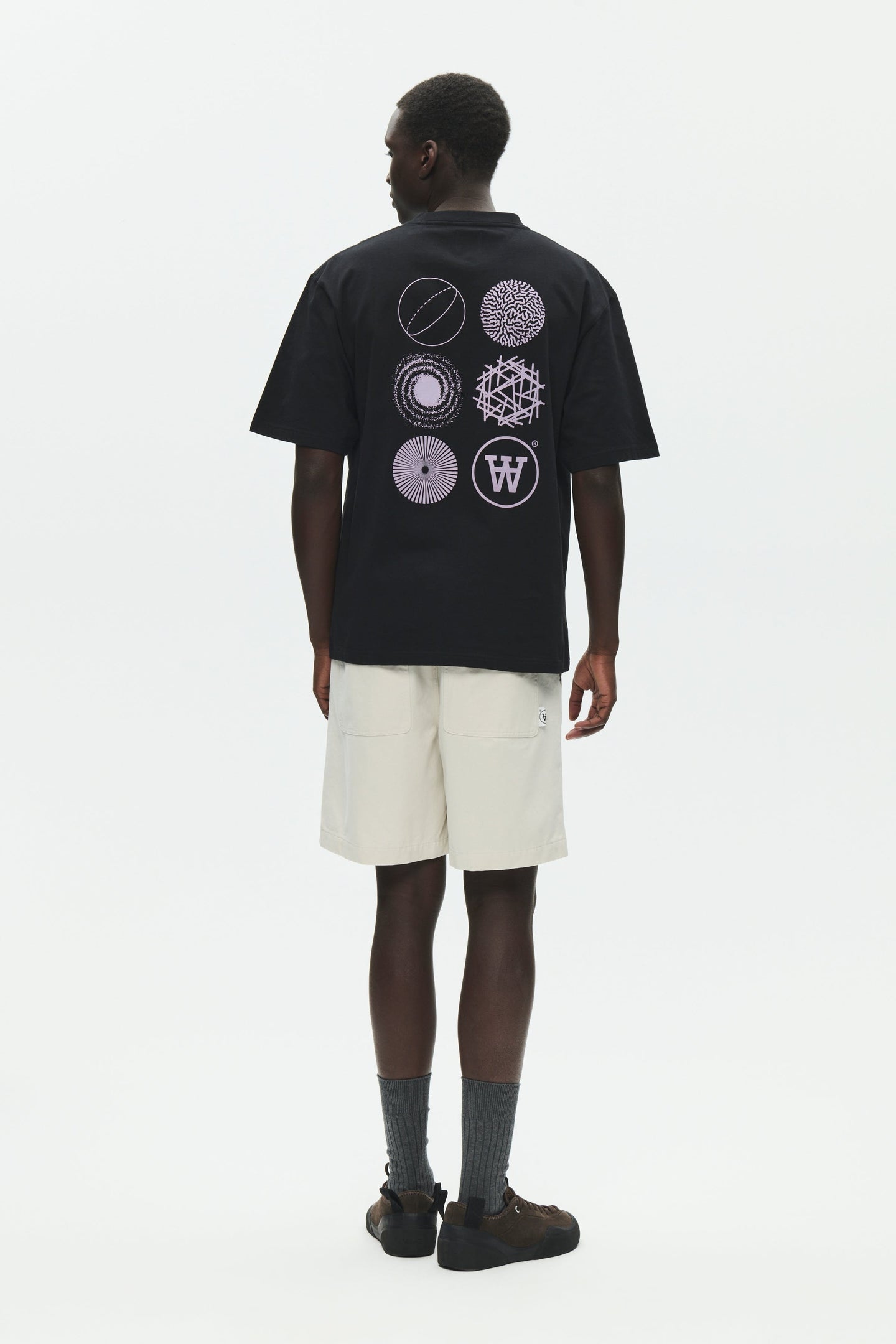 WoodWood Lax Shorts Wit Heren