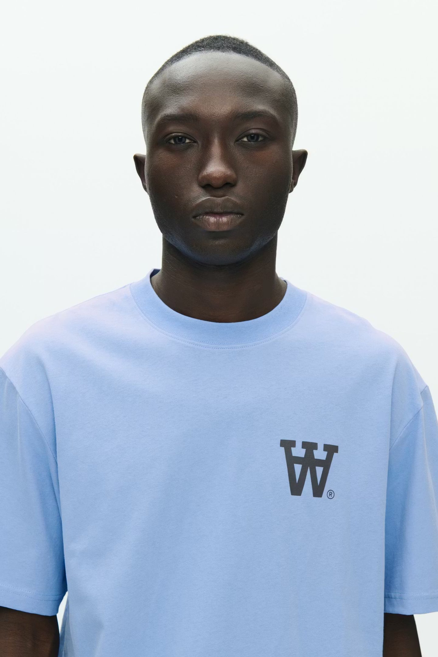 WoodWood Liam Tee AAchest Lichtblauw Heren