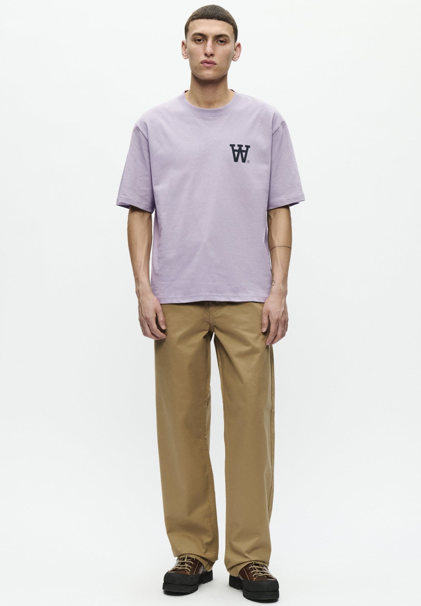 WoodWood Liam Tee AAchest Paars 