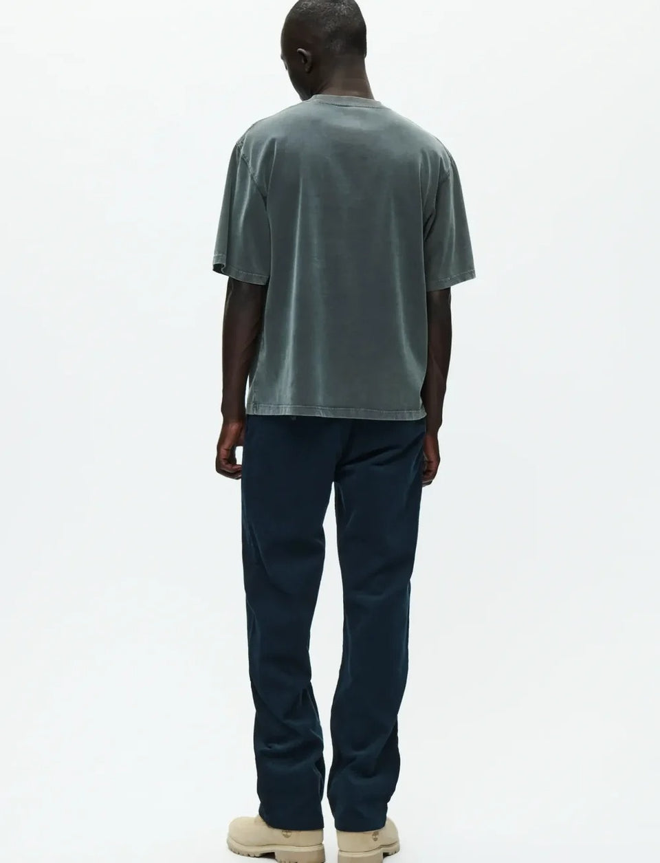 WoodWood Liam Tee Italic Zwart Heren