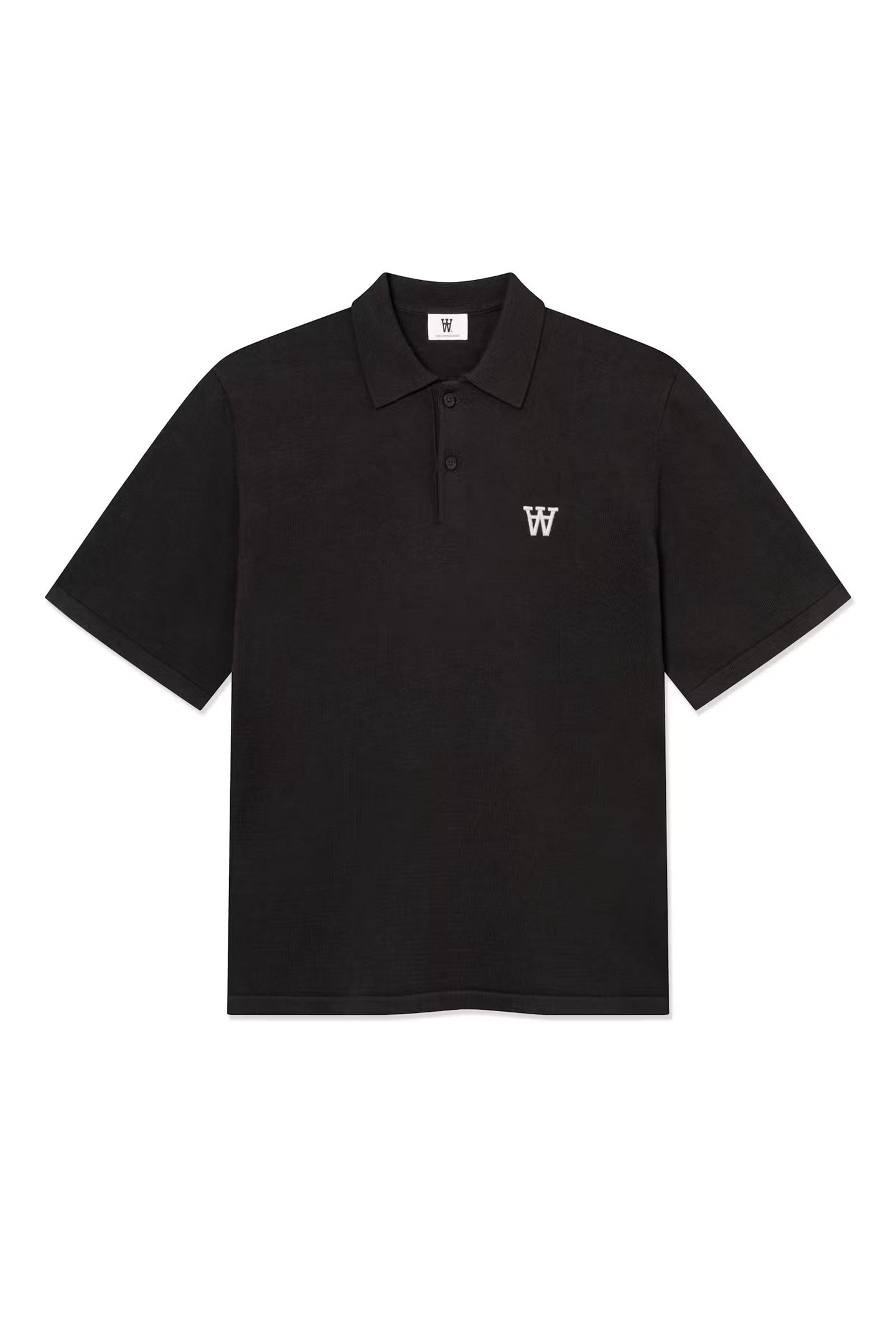 WoodWood Mikkel Polo Zwart Heren