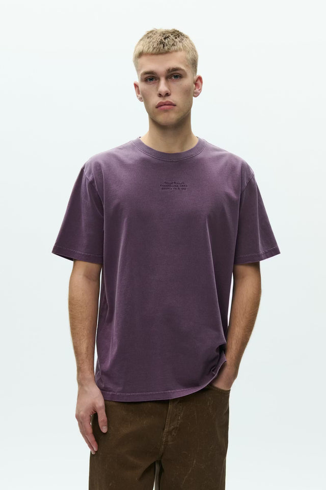 WoodWood Oliver Tee Paars Heren