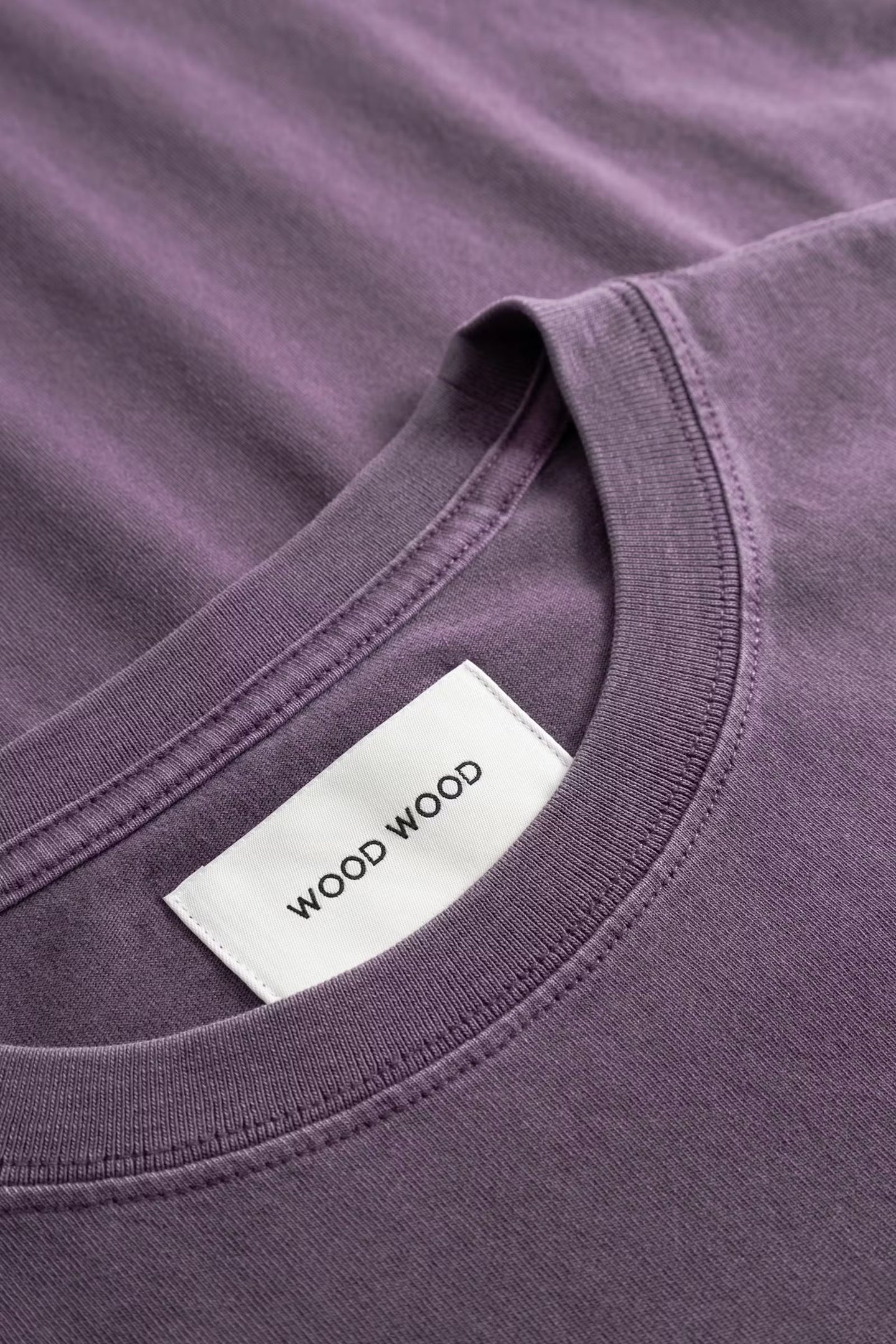 WoodWood Oliver Tee Paars Heren
