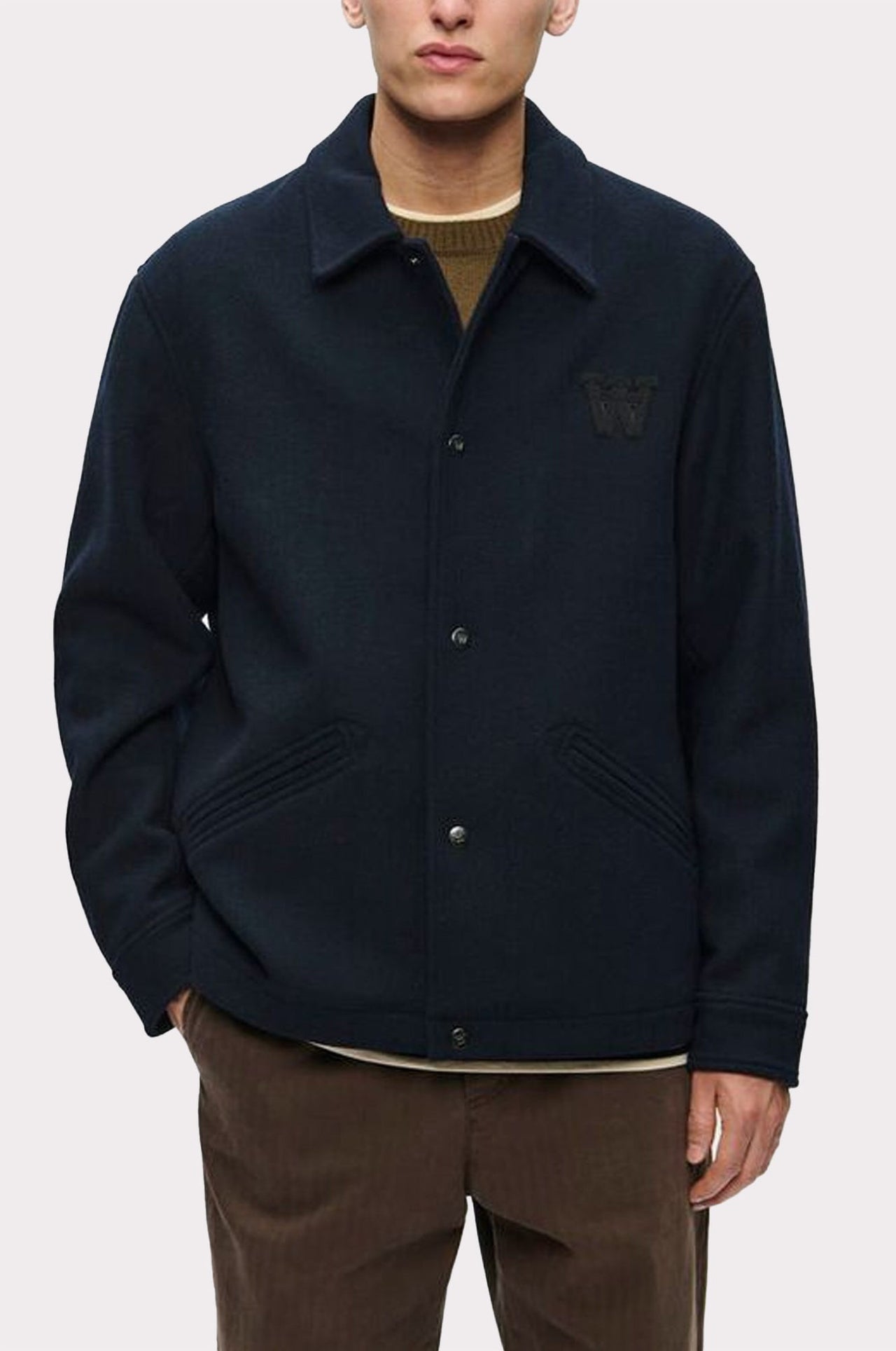 WoodWood Otis Jacket Donkerblauw Heren