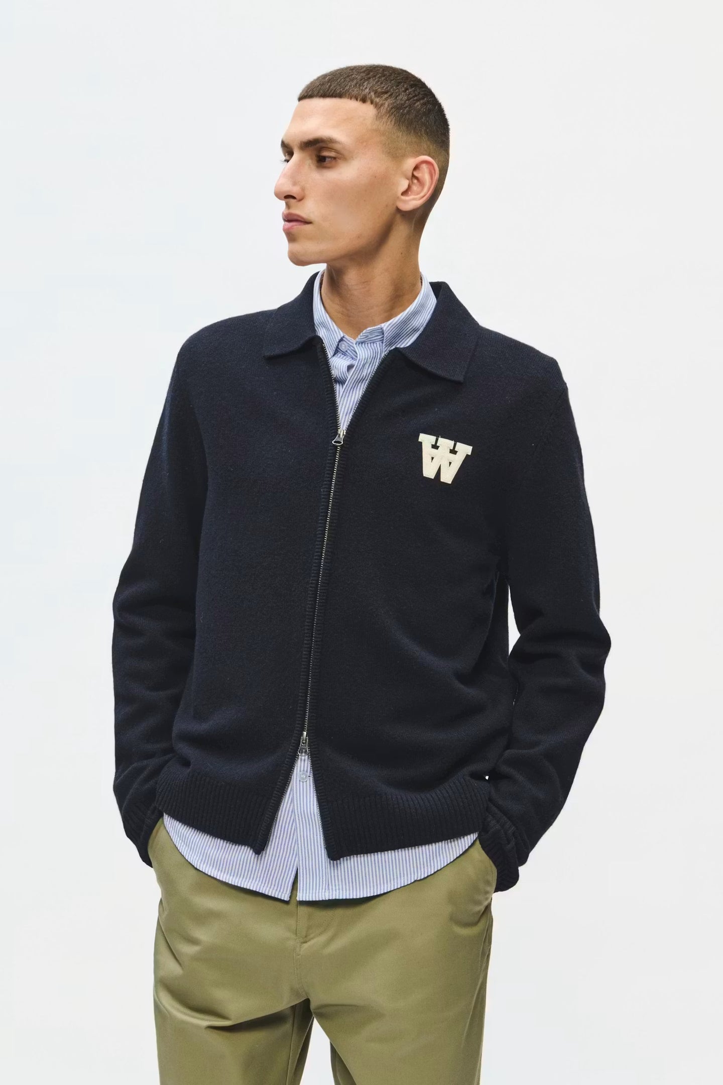 Tay zipper cardigan