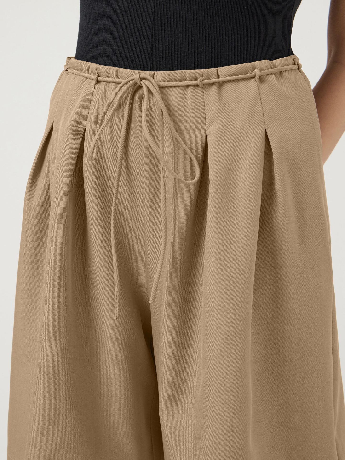 YAS Cammi Shorts Lichtbruin Dames