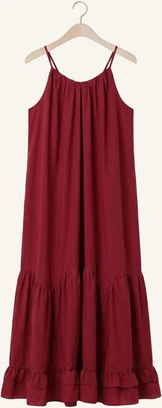 YAS Sema Dress Donkerrood Dames