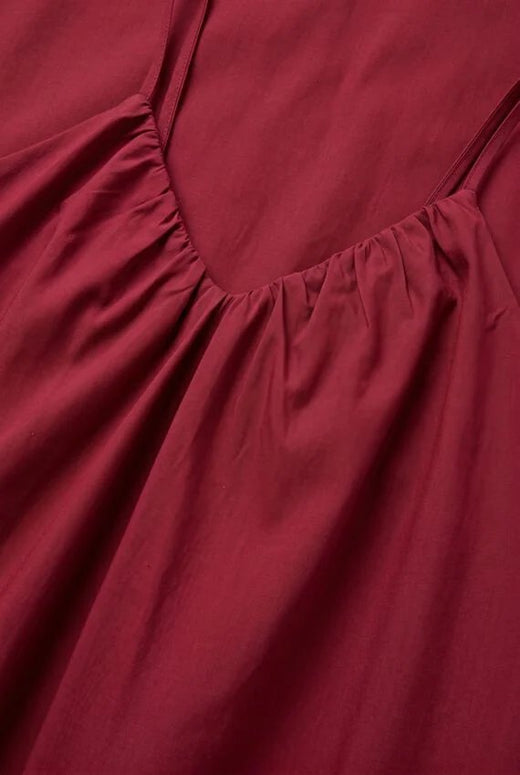 YAS Sema Dress Donkerrood Dames