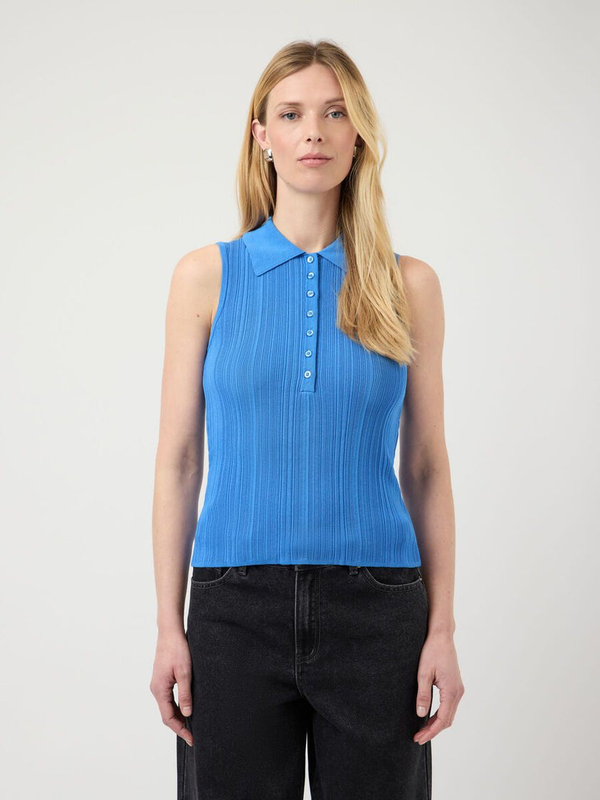 YAS Tanki Top Blauw Dames